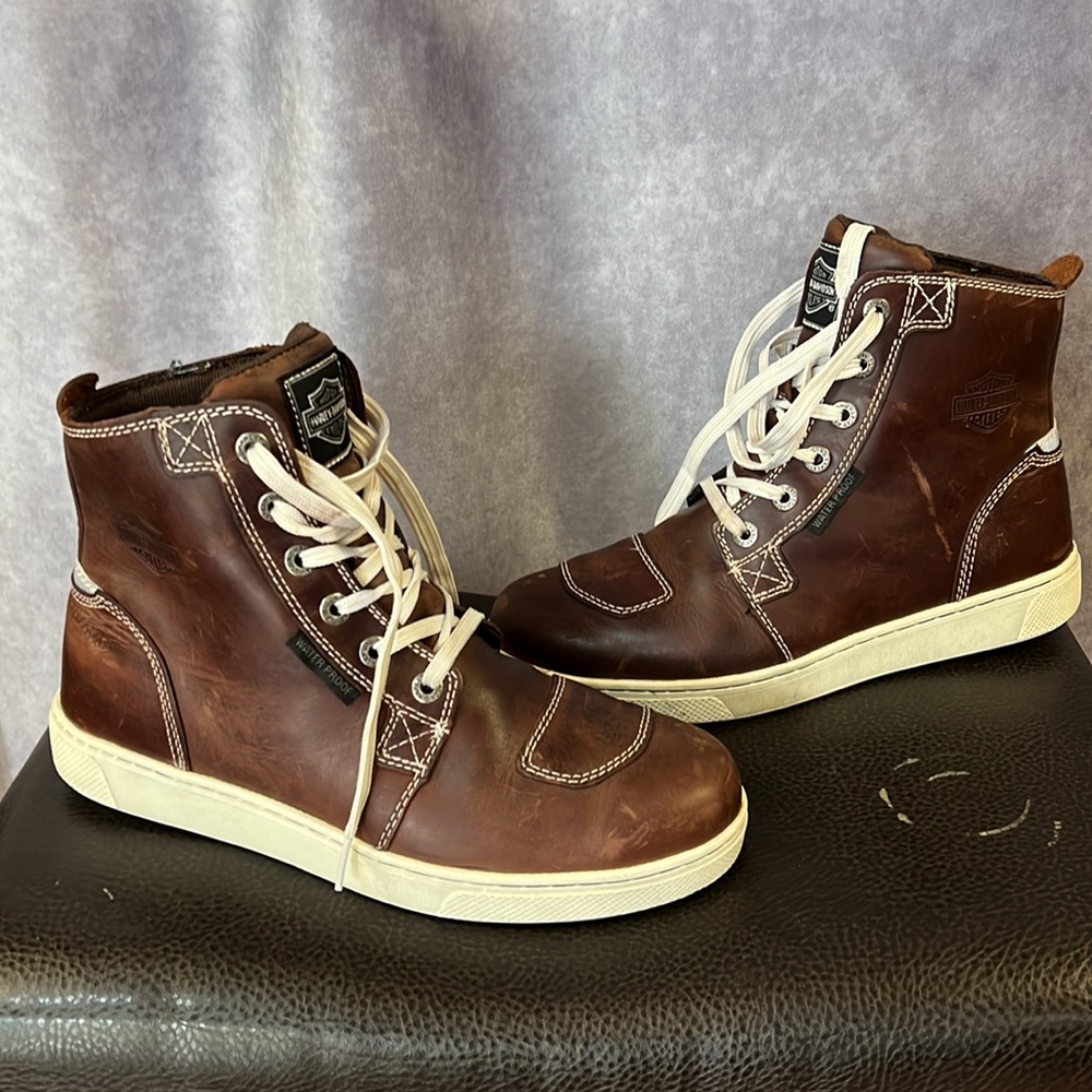 Men’s Harley Davidson Riding Sneakers EUC - Picture 2 of 8